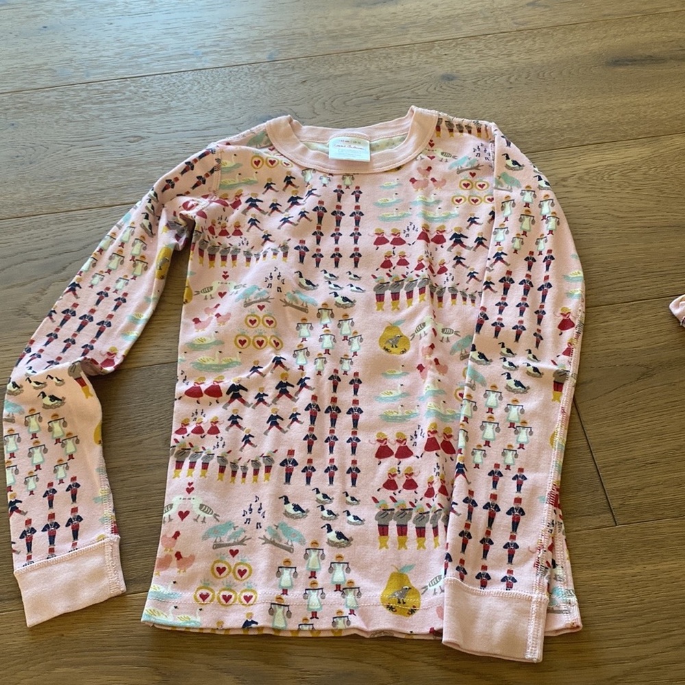 Hanna Anderson 12 Days of Christmas pajamas size 10